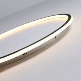 LunaNova - Moderne LED Plafondlamp Metaal/Acryl voor Woon- en Slaapkamer, Zwart/Wit Design