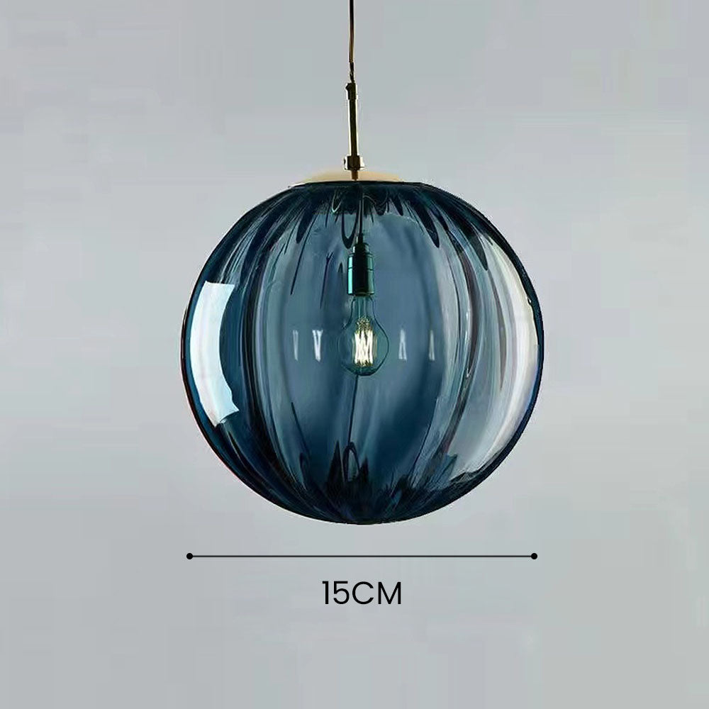 Nordic Minimalistische Moderne Waterpatroon Glazen Bol Hanglamp