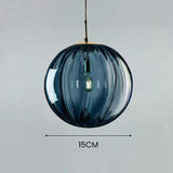 Nordic Minimalistische Moderne Waterpatroon Glazen Bol Hanglamp