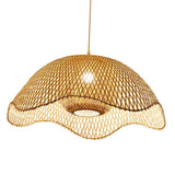Duurzame Handgemaakte Bamboe Hanglamp - Natuurlijke Verlichting voor Woonkamer & Eetkamer