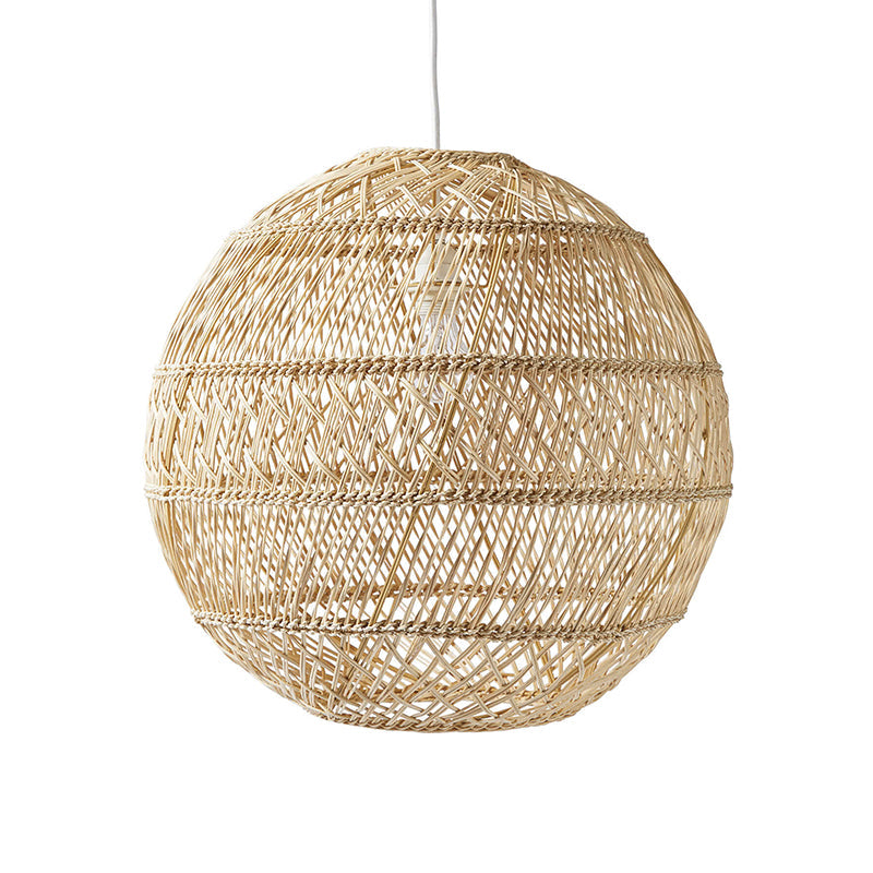 Handgeweven Rotan Hanglamp - Landelijke Stijl
