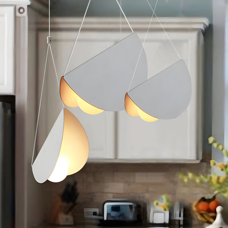 Minimalistische LED Hanglamp - Verstelbare Witte Glider Hanglamp 1/3/6-Licht, Modern Design voor Eetkamer en Woonkamer