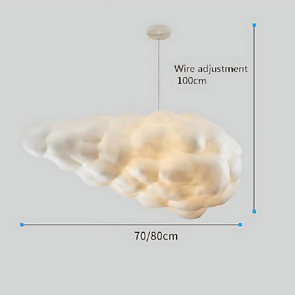 Wolkvormige Moderne Artistieke Hanglamp Eilandverlichting