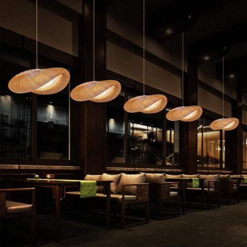 ZenBamboo LED Hanglamp - Bamboe Bol Verlichting voor Moderne Slaapkamer | Energiezuinige Natuurlijke Lampen