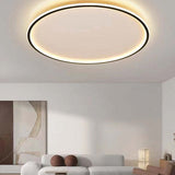 LunaNova - Moderne LED Plafondlamp Metaal/Acryl voor Woon- en Slaapkamer, Zwart/Wit Design