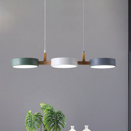 Moderne Hanglamp met Drie Lichtpunten voor Eiland