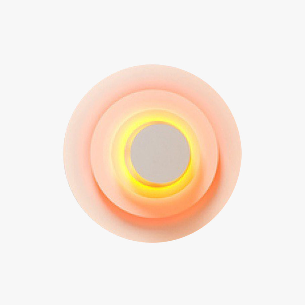 Moderne LED Wandleuchte in Roze/Blauw/Geel | Stijlvolle Verlichting voor Woonkamer en Slaapkamer | Metaal Design