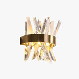 Marilyn Moderne LED Wandlamp – Luxe Goudkleurige Verlichting voor Slaapkamer & Woonkamer | Metaal & Kristal
