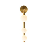 Gouden Lineaire Wandlamp met 3 Koppen - Moderne Verlichting