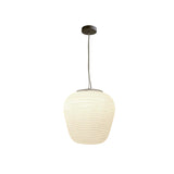 Moderne Hanglamp van Geribbeld Glas