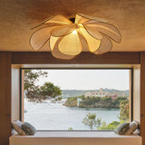 Rotan Bloem Rustieke Hanglamp