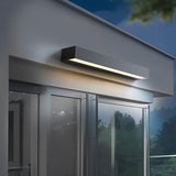 Minimalistische Strip Waterdichte LED Zwarte Moderne Buitenmuur Washer Licht