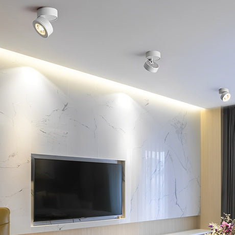 Ronde Opvouwbare Verstelbare LED Scandinavische Spotlight Plafondlamp