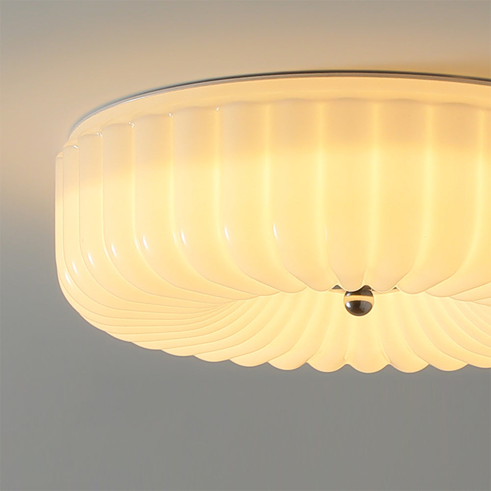 Middeleeuws Cream Style Bauhaus Glazen Plafondlamp