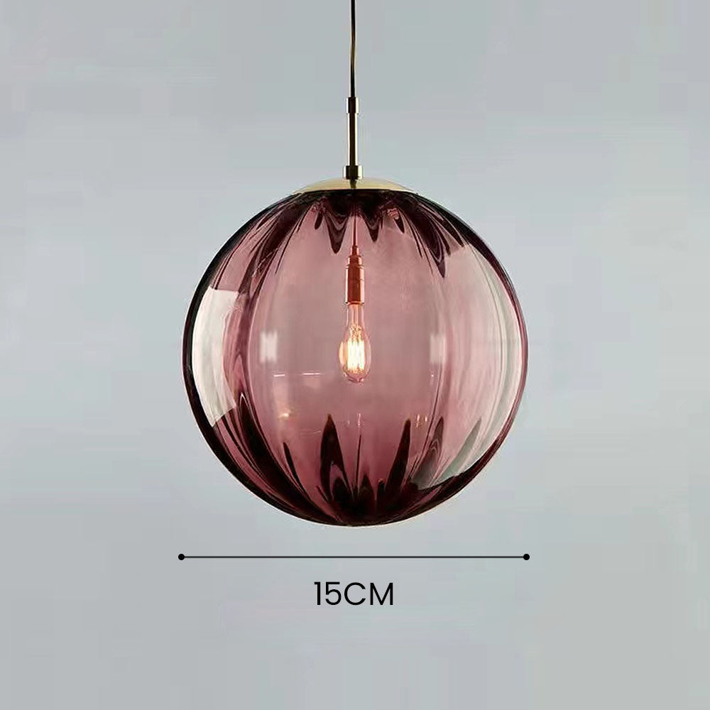 Nordic Minimalistische Moderne Waterpatroon Glazen Bol Hanglamp