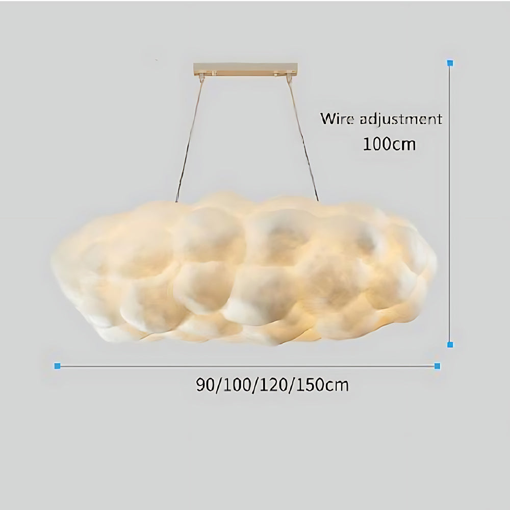 Wolkvormige Moderne Artistieke Hanglamp Eilandverlichting