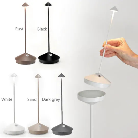 ZenLume - Dimbare Waterdichte LED Tafellamp | Minimalistisch Design voor Binnen en Buiten