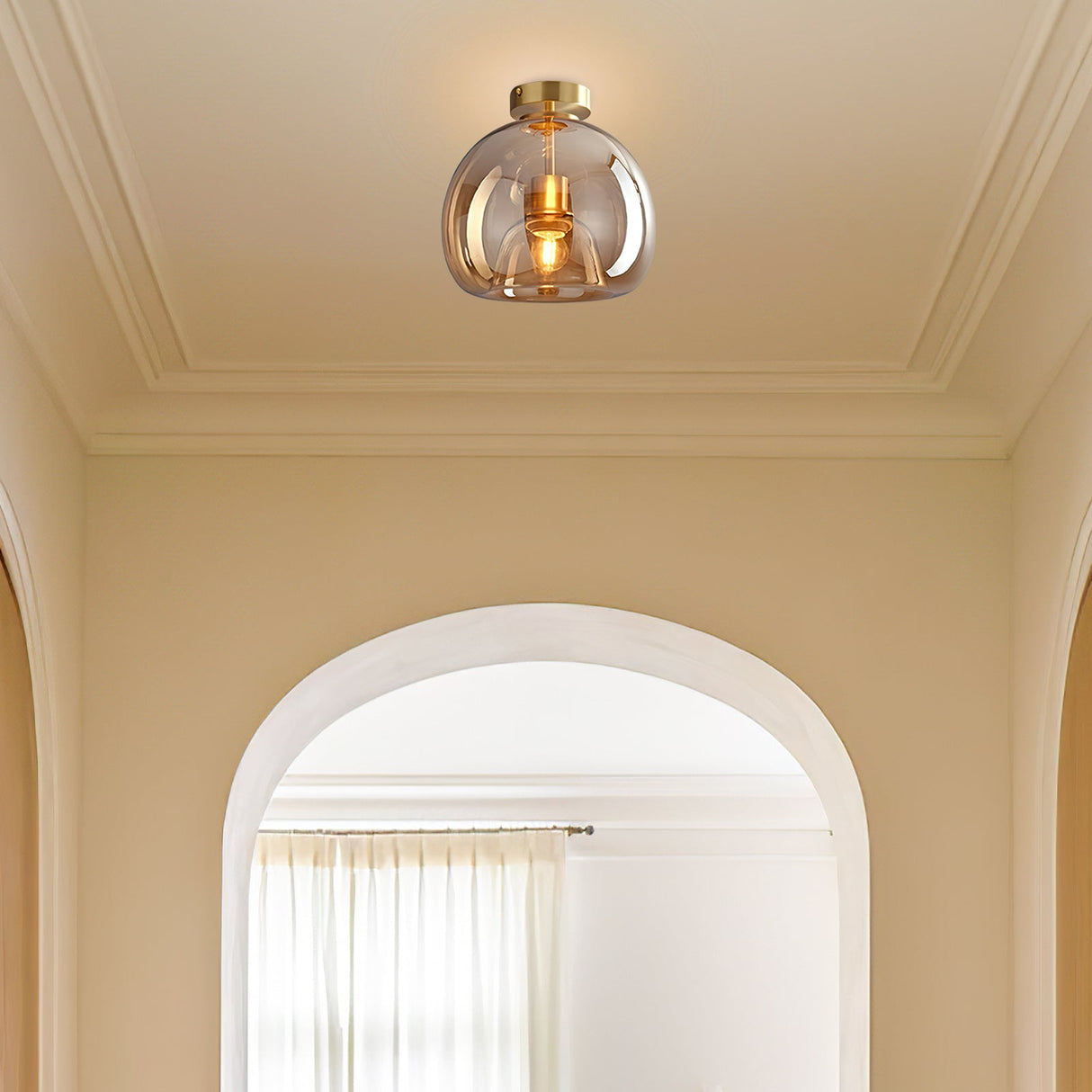 Vintage Bubble Glass Plafondlamp