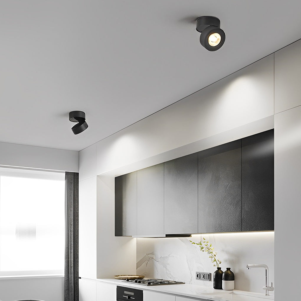 Ronde Opvouwbare Verstelbare LED Scandinavische Spotlight Plafondlamp