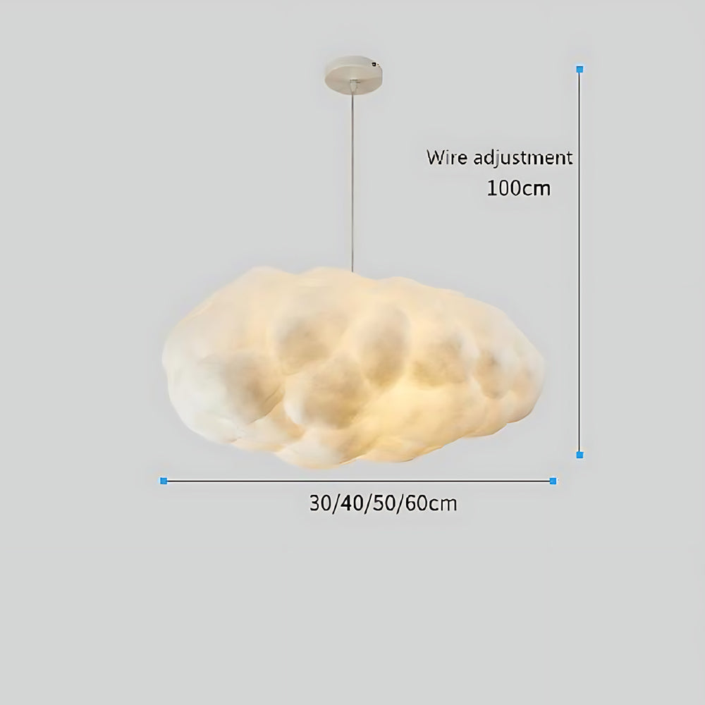Wolkvormige Moderne Artistieke Hanglamp Eilandverlichting