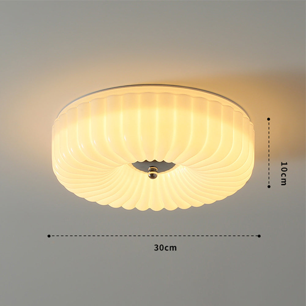 Middeleeuws Cream Style Bauhaus Glazen Plafondlamp