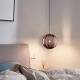 Nordic Minimalistische Moderne Waterpatroon Glazen Bol Hanglamp