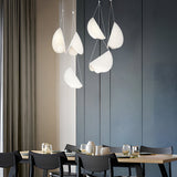Minimalistische LED Hanglamp - Verstelbare Witte Glider Hanglamp 1/3/6-Licht, Modern Design voor Eetkamer en Woonkamer