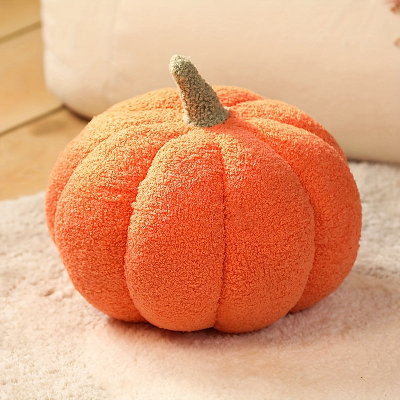 Zacht Pluche Pompoen Kussen - Decoratief Video Game Knuffel voor Kinderen 0-3 Jaar, Perfect voor Halloween