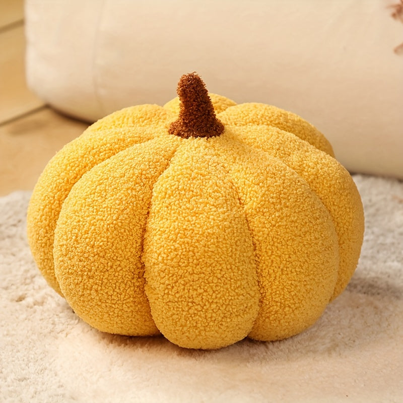 Zacht Pluche Pompoen Kussen - Decoratief Video Game Knuffel voor Kinderen 0-3 Jaar, Perfect voor Halloween