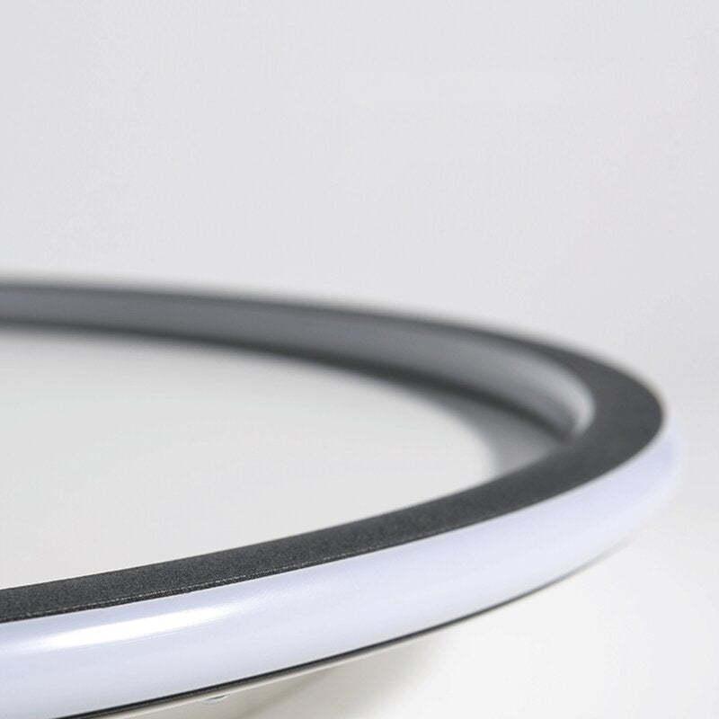 LunaNova - Moderne LED Plafondlamp Metaal/Acryl voor Woon- en Slaapkamer, Zwart/Wit Design