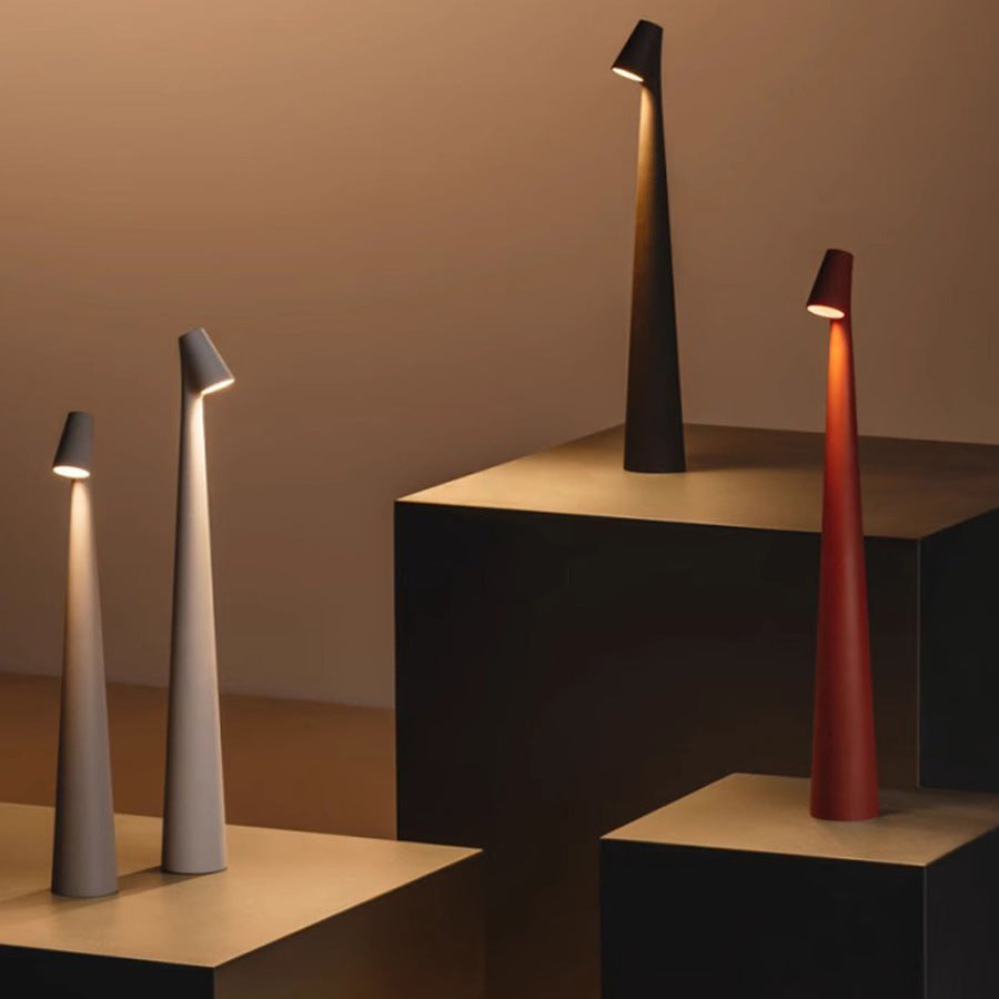 Draadloze LED Tafellamp met Touchfunctie | Minimalistisch Design voor Stijlvolle Verlichting
