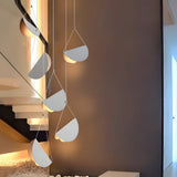 Minimalistische LED Hanglamp - Verstelbare Witte Glider Hanglamp 1/3/6-Licht, Modern Design voor Eetkamer en Woonkamer