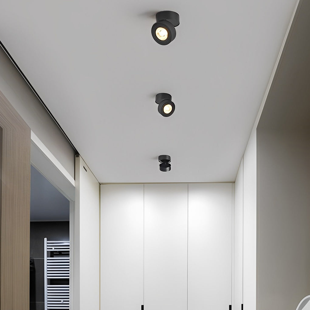 Ronde Opvouwbare Verstelbare LED Scandinavische Spotlight Plafondlamp