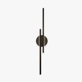 Moderne LED Wandlamp – Slank Dubbel Lijn Design voor Slaapkamer en Woonkamer | Zwart/Wit, Metalen Behuizing