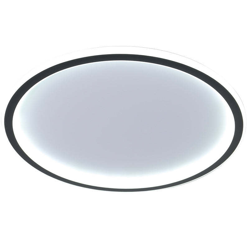 LunaNova - Moderne LED Plafondlamp Metaal/Acryl voor Woon- en Slaapkamer, Zwart/Wit Design
