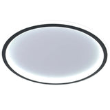 LunaNova - Moderne LED Plafondlamp Metaal/Acryl voor Woon- en Slaapkamer, Zwart/Wit Design