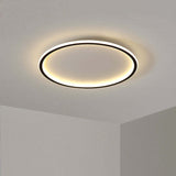 LunaNova - Moderne LED Plafondlamp Metaal/Acryl voor Woon- en Slaapkamer, Zwart/Wit Design
