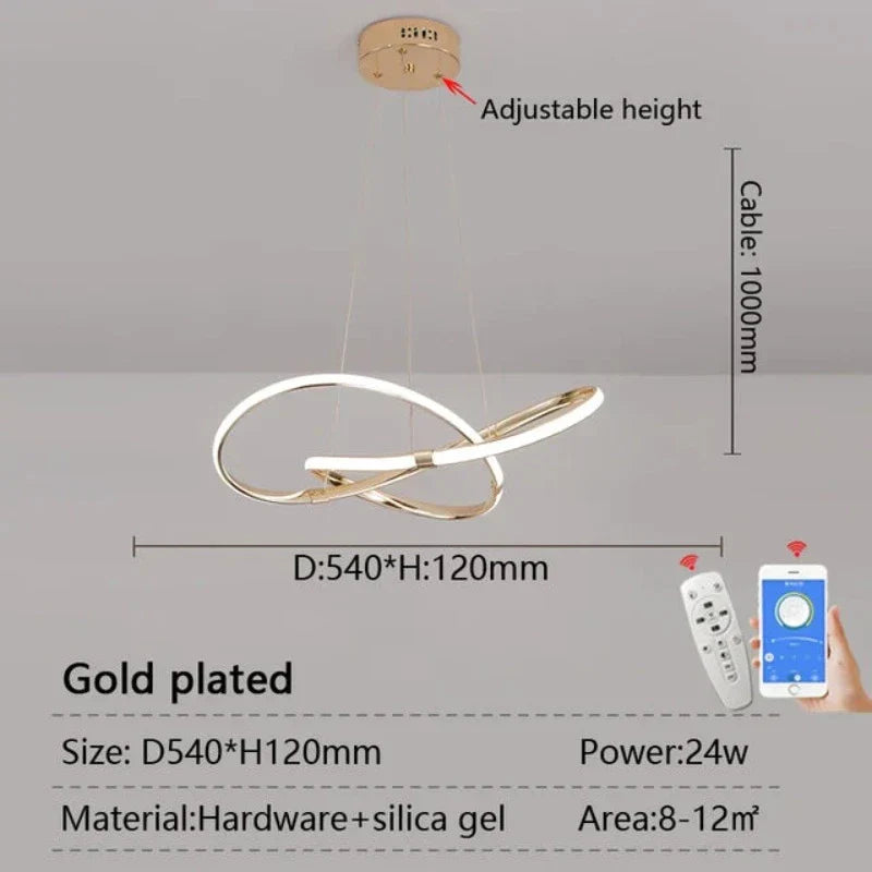 LightMaster Slimme LED Hanglamp - Eenvoudige Installatie en Veilige Bevestiging