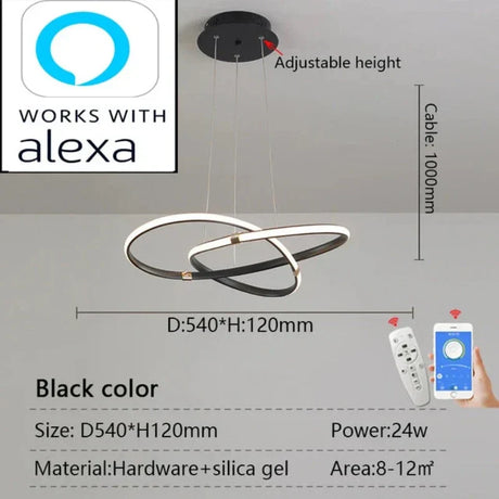 LightMaster Slimme LED Hanglamp - Eenvoudige Installatie en Veilige Bevestiging