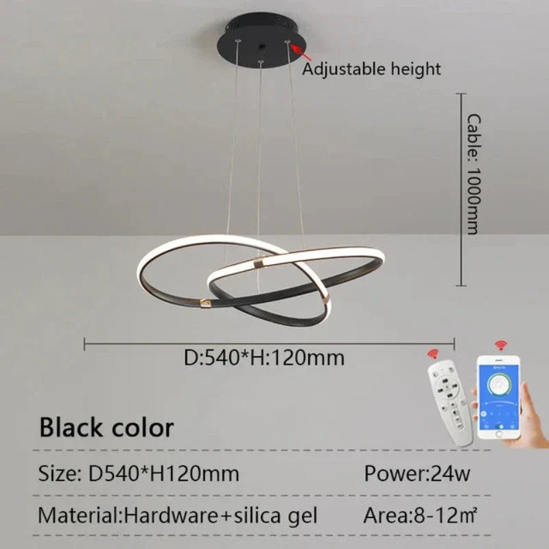 LightMaster Slimme LED Hanglamp - Eenvoudige Installatie en Veilige Bevestiging