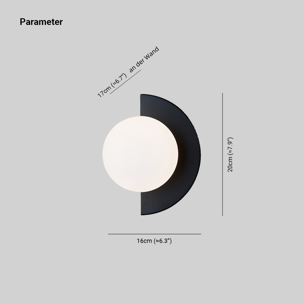 Moderne LED Wandlamp Metaal en Glas voor Slaapkamer en Woonkamer