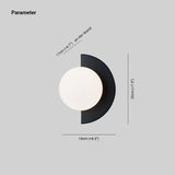 Moderne LED Wandlamp Metaal en Glas voor Slaapkamer en Woonkamer