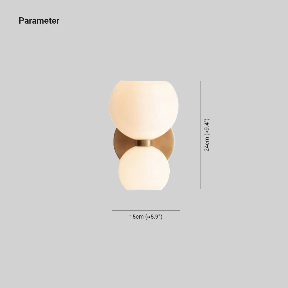 Moderne LED Wandlamp voor Woonkamer of Slaapkamer | Dimbaar en Stijlvol | Metaal en Glas | Eenvoudige Installatie