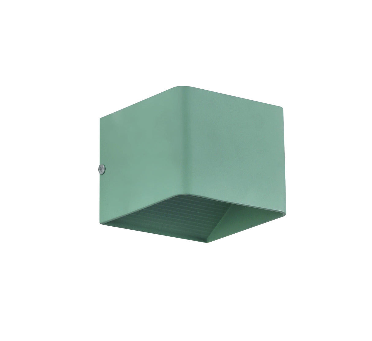 LumiBox - Vierkante LED Wandlamp | Modern Design in Zwart, Wit en Groen voor Slaapkamer en Woonkamer