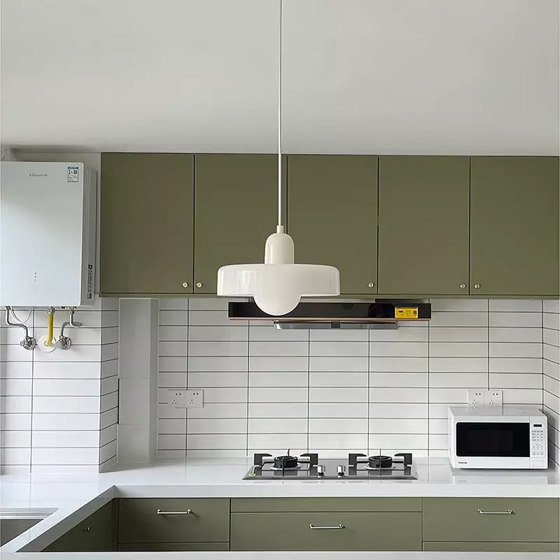 Scandinavische Hanglamp voor Woonkamer en Eetkamer – Minimalistisch Design met Verstelbare Hoogte – Glas
