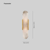 LED Wandlamp Zwart/Goud – Moderne Sfeerverlichting voor Eetkamer en Slaapkamer | Metaal & Dolomiet