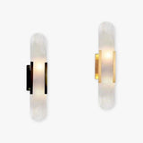 LED Wandlamp Zwart/Goud – Moderne Sfeerverlichting voor Eetkamer en Slaapkamer | Metaal & Dolomiet