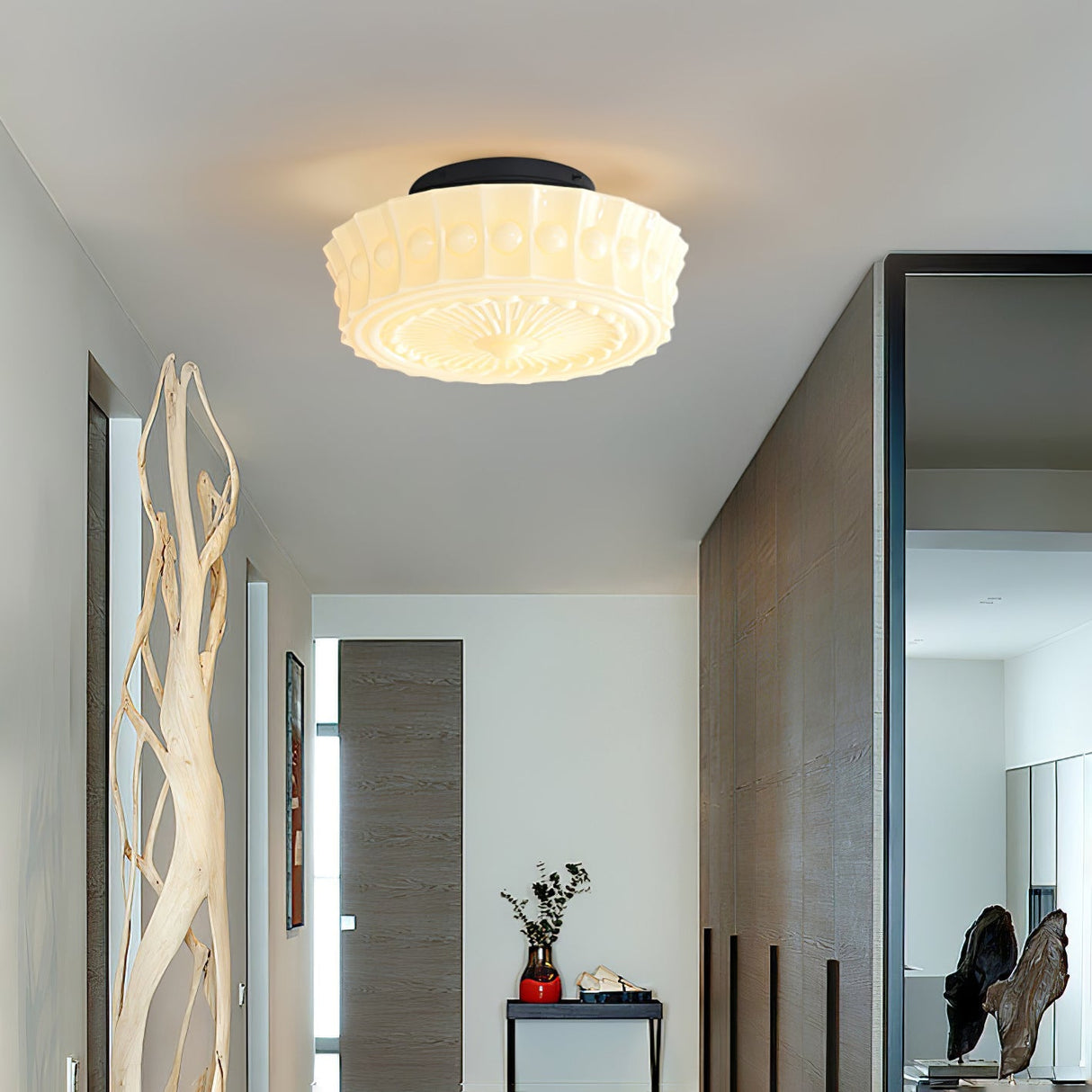 Kunst Vintage Koepel Plafondlamp
