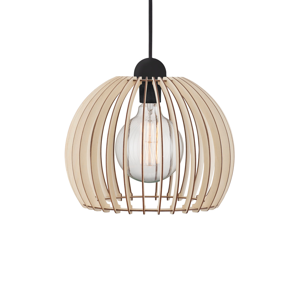 Scandinavische Houten Chino Hanglamp - Stijlvol en Sfeervol