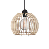 Scandinavische Houten Chino Hanglamp - Stijlvol en Sfeervol